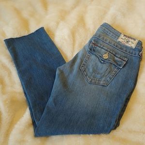 True religion jeans light to medium. Size 28
